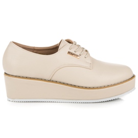 Vices Svěráky vázaných bot na klínku hnědý