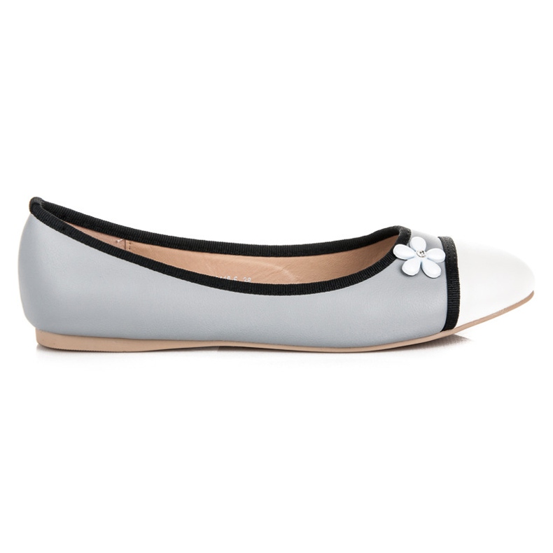 Vices Balerína s květinou šedá