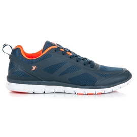 Pohodlné běžecké boty oranžový námořnická modrá