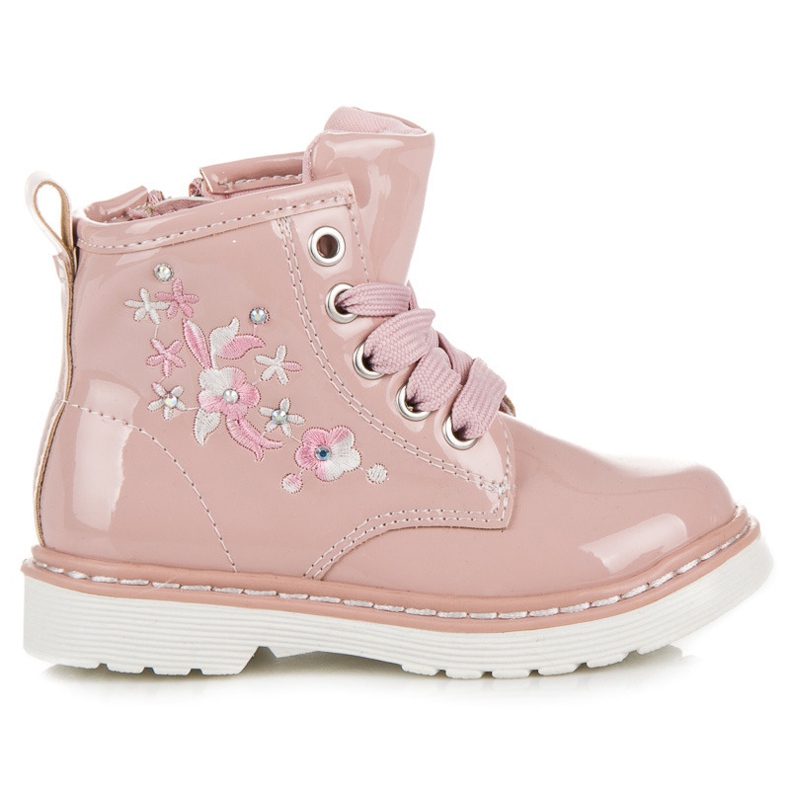 American Club Pantofle z amerického klubu se zipem růžový