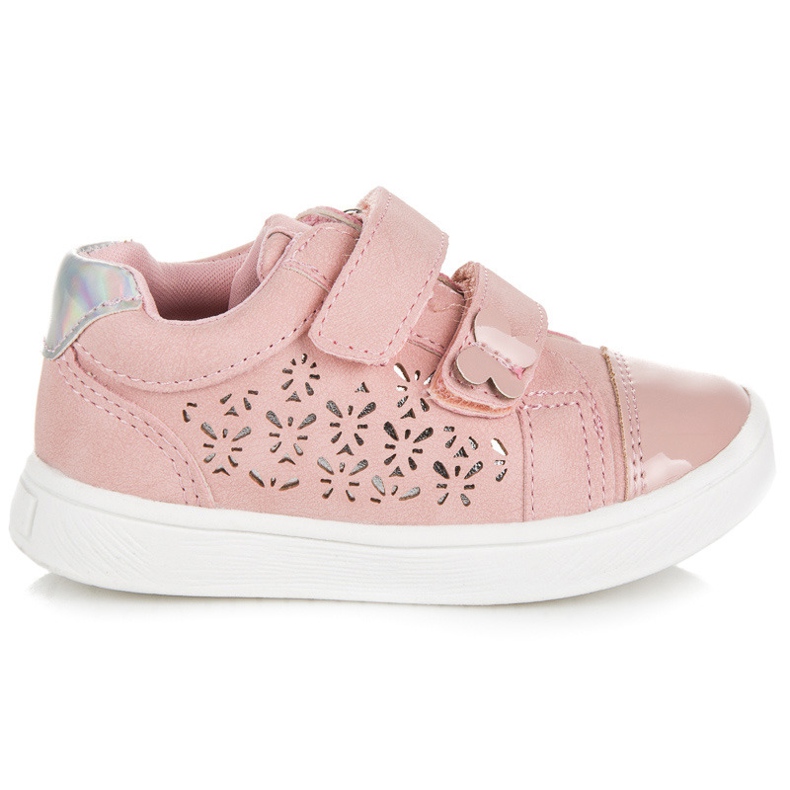 American Club Růžové Botičky Se Vzorem růžový