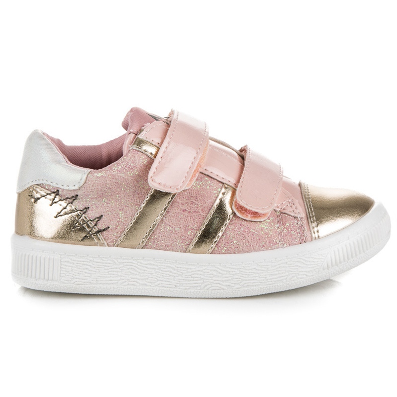 American Club Americké klubové tenisky se třpytkami žlutá American Club Americké klubové tenisky se třpytkami žlutá