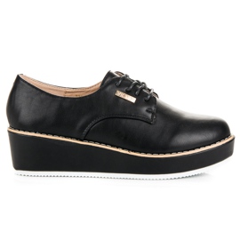 Vices Svěráky vázaných bot na klínku černá