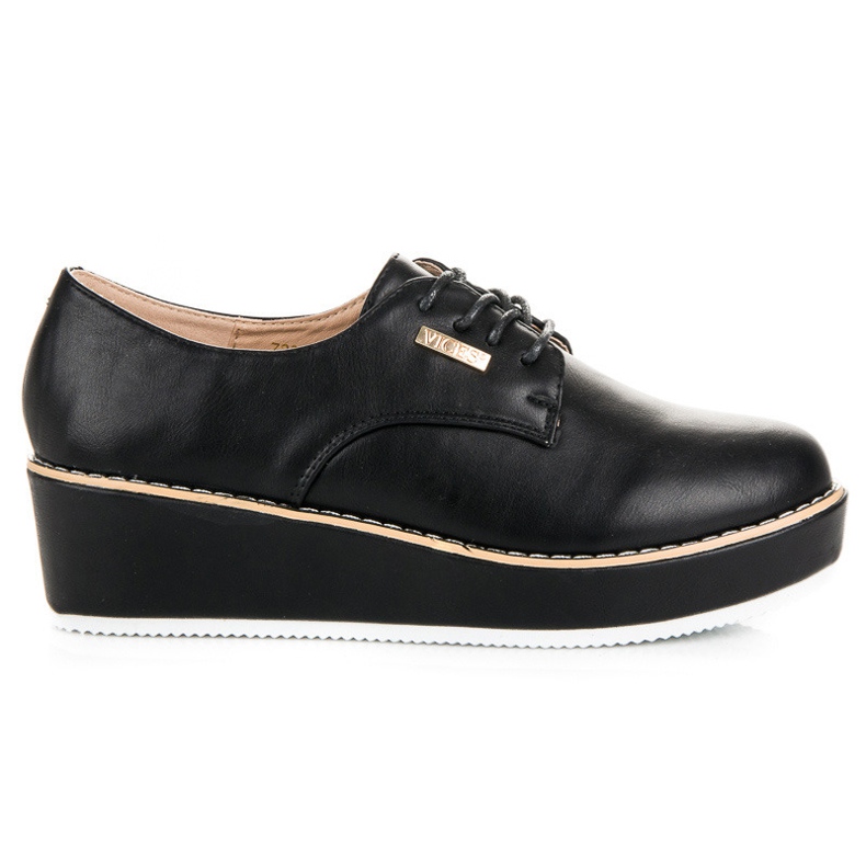 Vices Svěráky vázaných bot na klínku černá