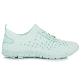 Muto Lehké prolamované tenisky zelený