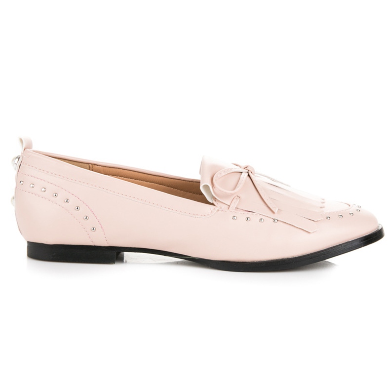 Seastar Stylové mokasíny na jaro růžový