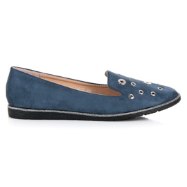 Bestelle Semišové pány modrý