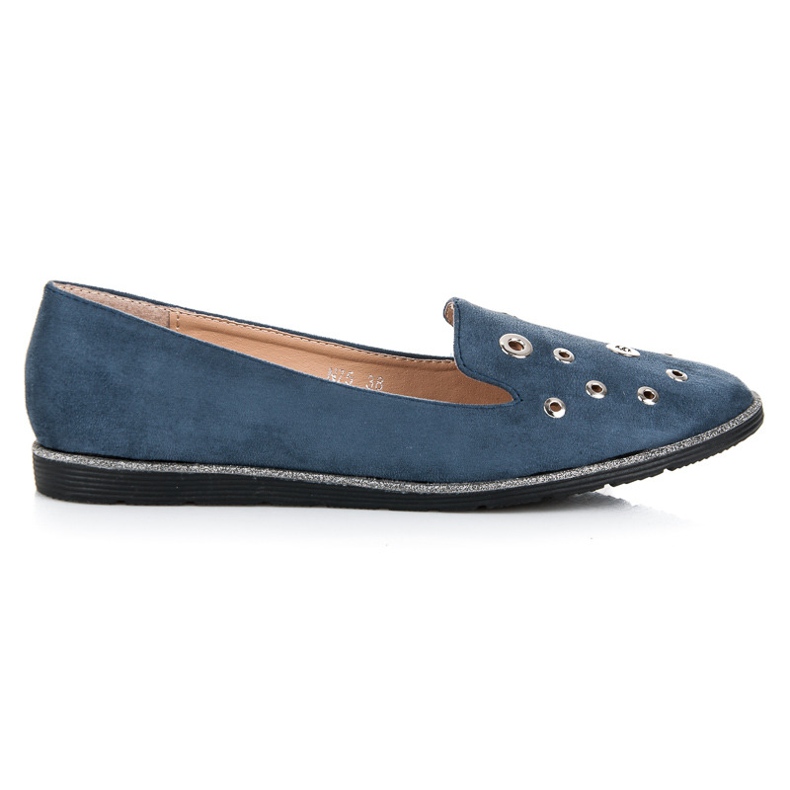 Bestelle Semišové pány modrý