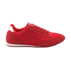 American Club Americký 7066 červený joggingový sport bílý