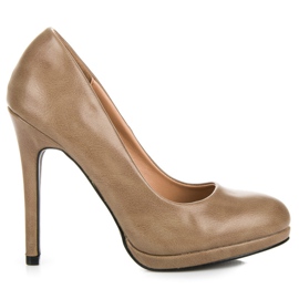 Seastar Klasické khaki podpatky zelený