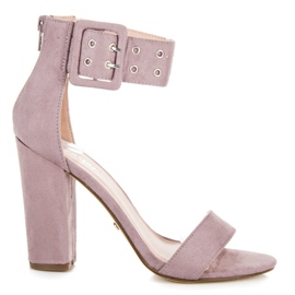 Seastar Rockové sandály se zipem fialový