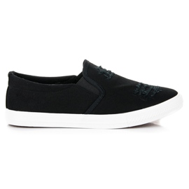 Seastar Černé slip on tenisky černý