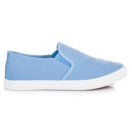 Seastar Modré slip on tenisky modrý