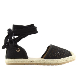 Černé dámské espadrilky JH65P černé černý