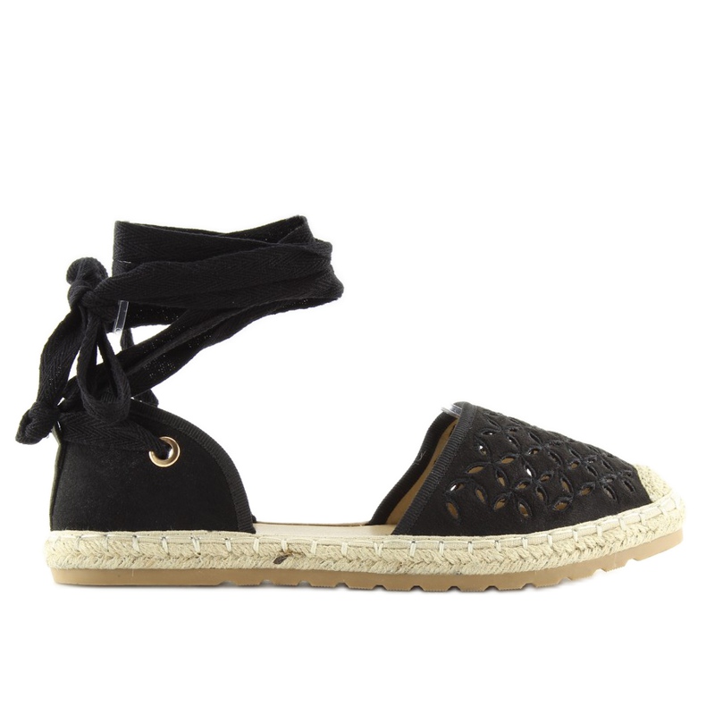 Černé dámské espadrilky JH65P černé černá