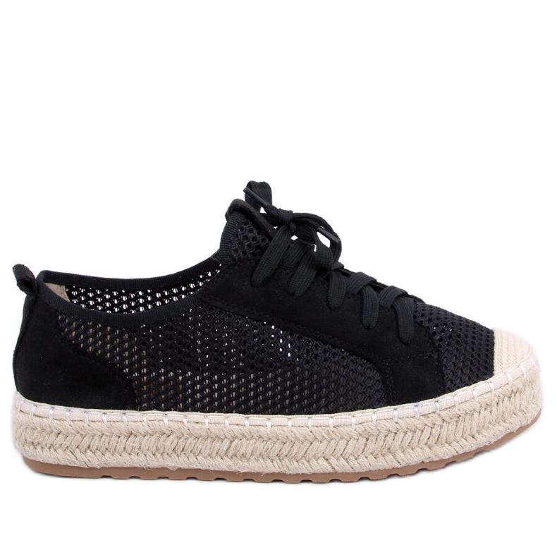 BM Černé espadrilky BB06P černé černá