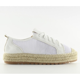 Bílé espadrilky tenisky BB06P White bílý