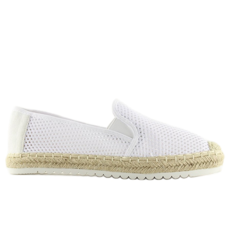 Nazouvací espadrilky bílé BB03P White bílý Nazouvací espadrilky bílé BB03P White bílý