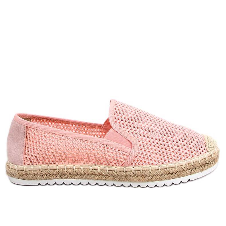 BM Nazouvací espadrilky růžové BB03P růžové růžový