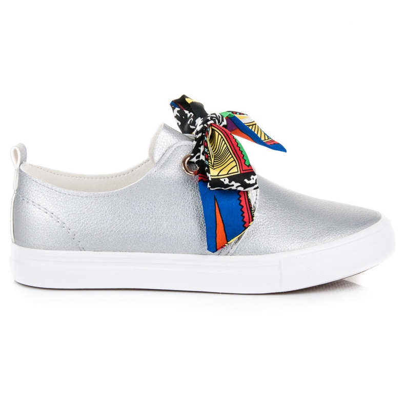 Seastar Stylové tenisky svázané stuhou šedá