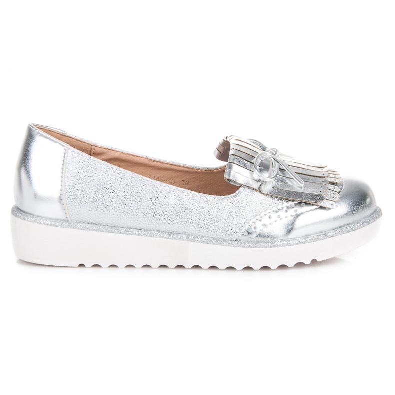 Mokasíny na platformě VICES šedá