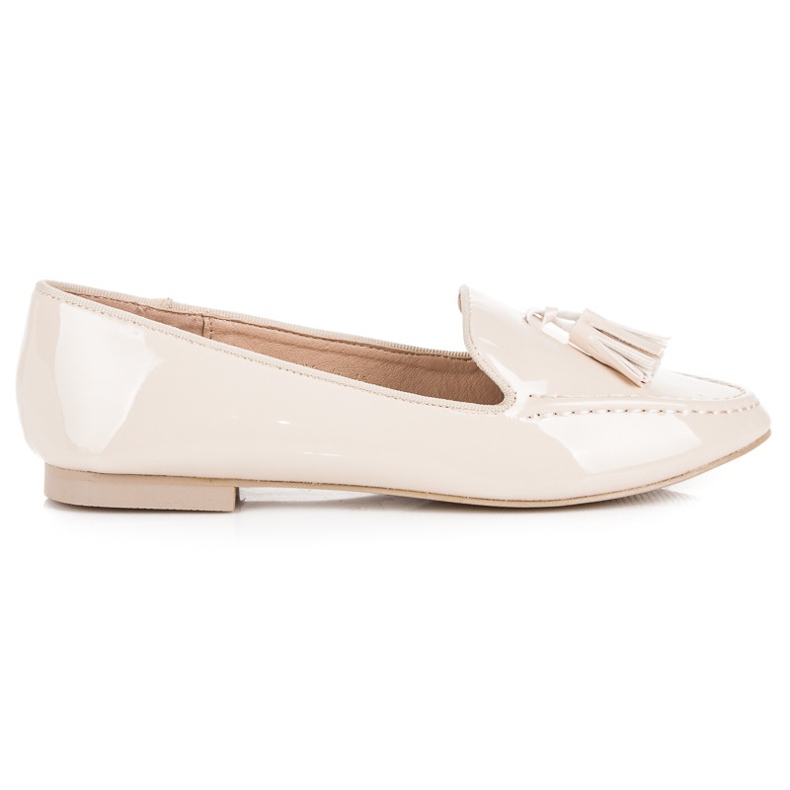 Vices Lakované mokasínové svěráky hnědý