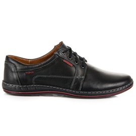 Šněrovací ležérní boty lucca černý