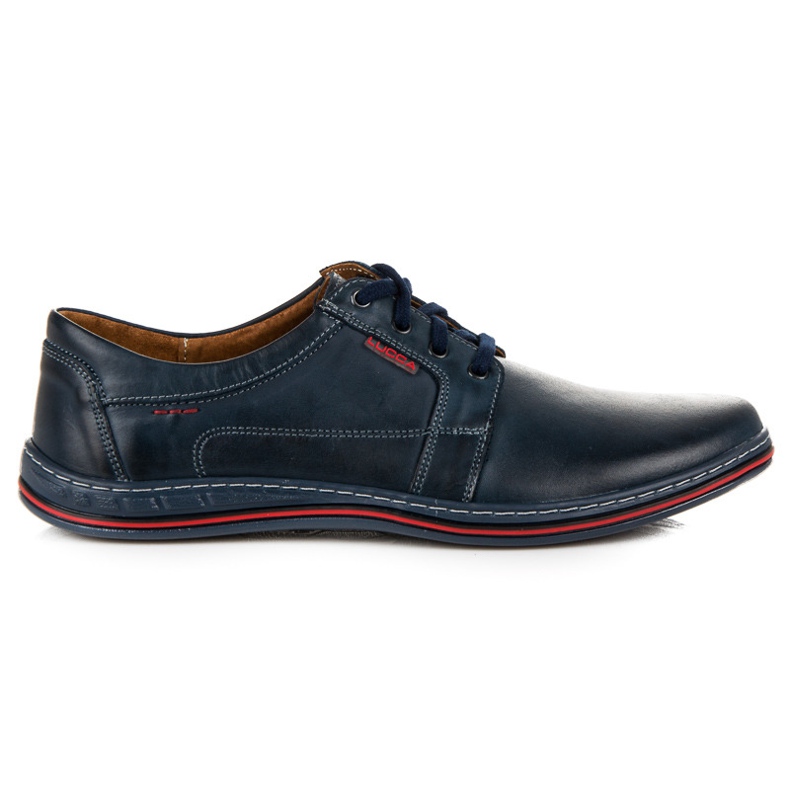 Zavazované Ležérní boty Lucca modrý