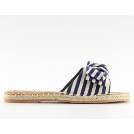 LL-133P D.BLUE tmavě modré espadrilky pantofle námořnická modř