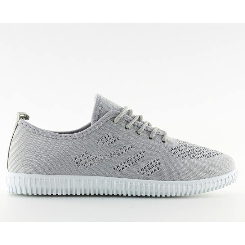 Šedé Dámské šedé tenisky LA10P Šedé šedá