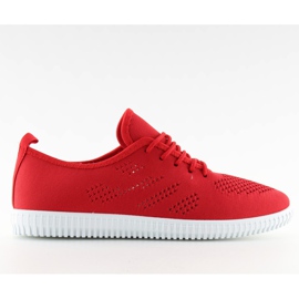 Červené Dámské červené tenisky LA10P Red