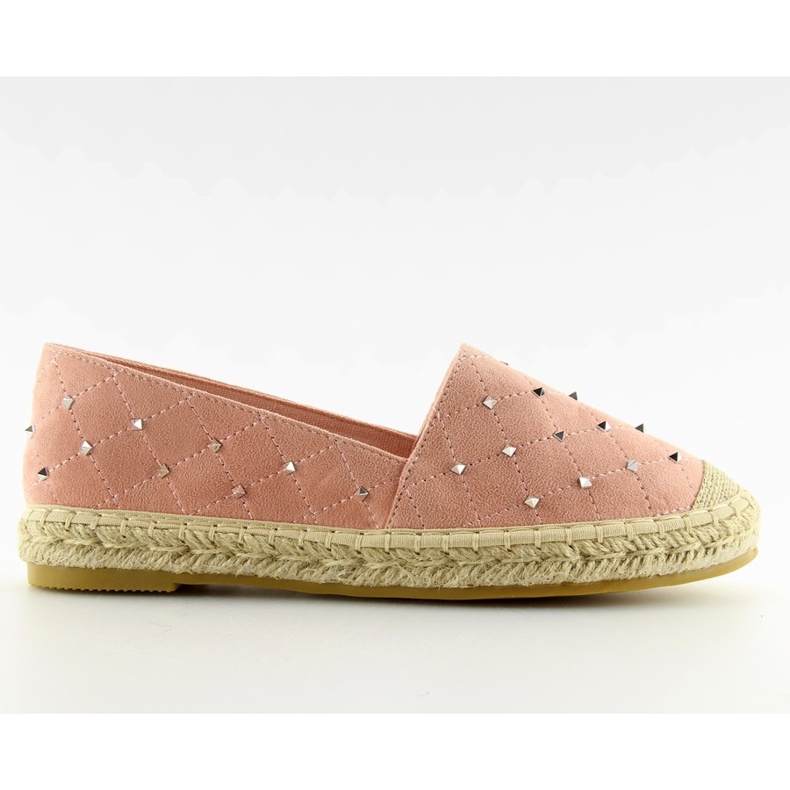 Espadrilky s růžovými 5481 růžovými cvočky