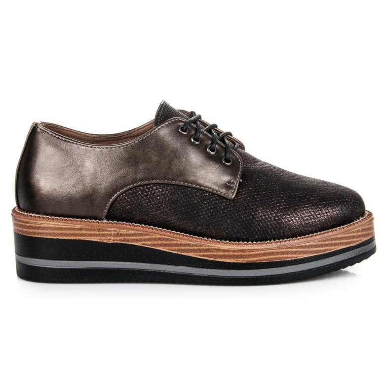 Kylie Stylové boty na klínku hnědý