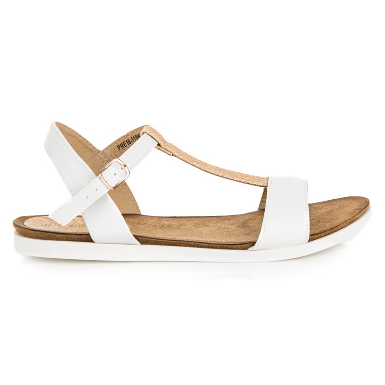 Vinceza Ploché vincezové sandály bílý