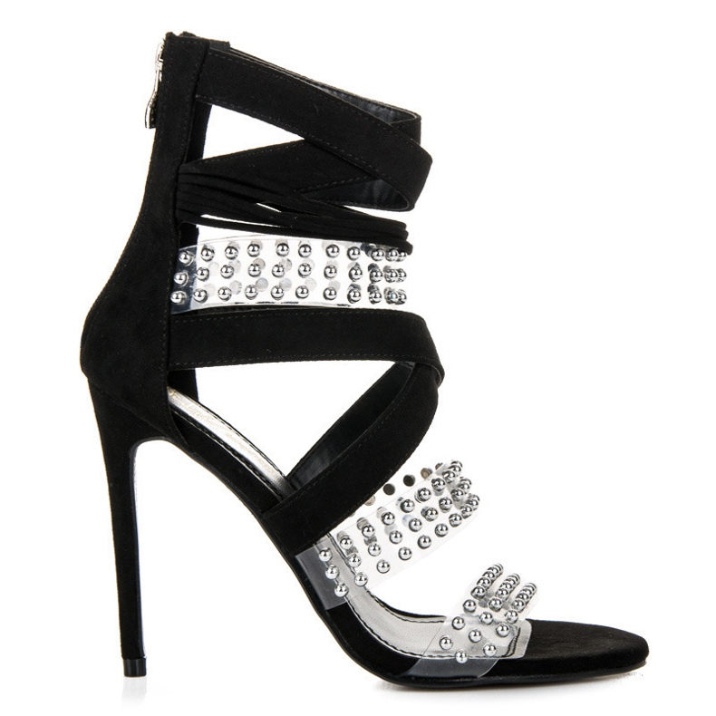 Sergio Todzi Sexy sandály Sergio na nošení černá