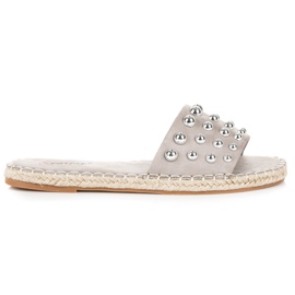 Seastar Semišové espadrilky žabky šedá