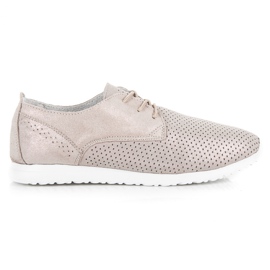 Zavázané boty VINCEZA žluť