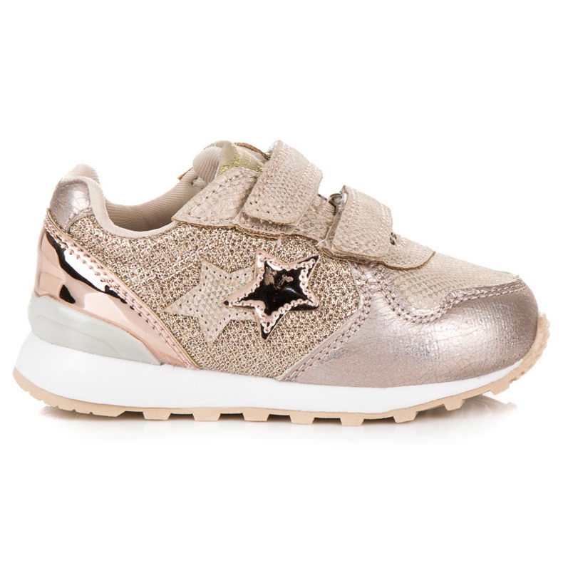 American Club Zlaté tenisky s americkou hvězdou zlatý