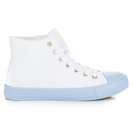 Coura Tenisky přes kotník bílý Coura Tenisky přes kotník bílý