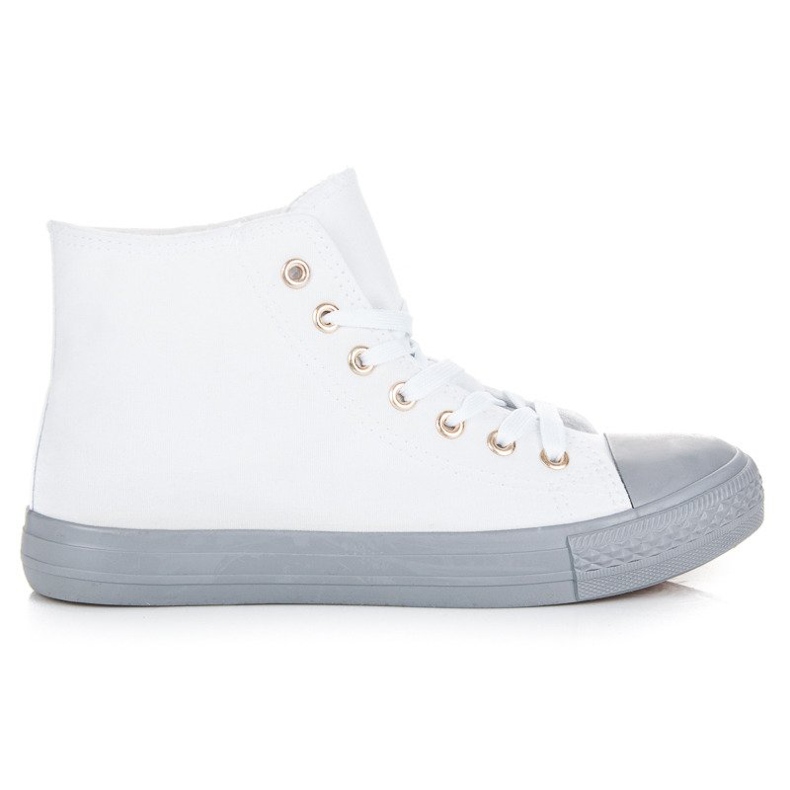 Coura Tenisky přes kotník bílý