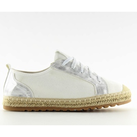 Bílé espadrilky tenisky BB02P White bílý Bílé espadrilky tenisky BB02P White bílý