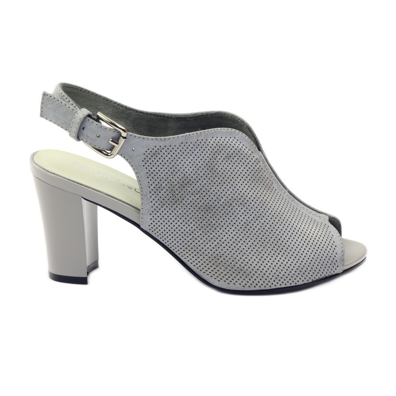 Sandály na postu Sergio Leone 812 šedá