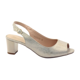 Sandály na postu Sergio Leone 810 žluť hnědý