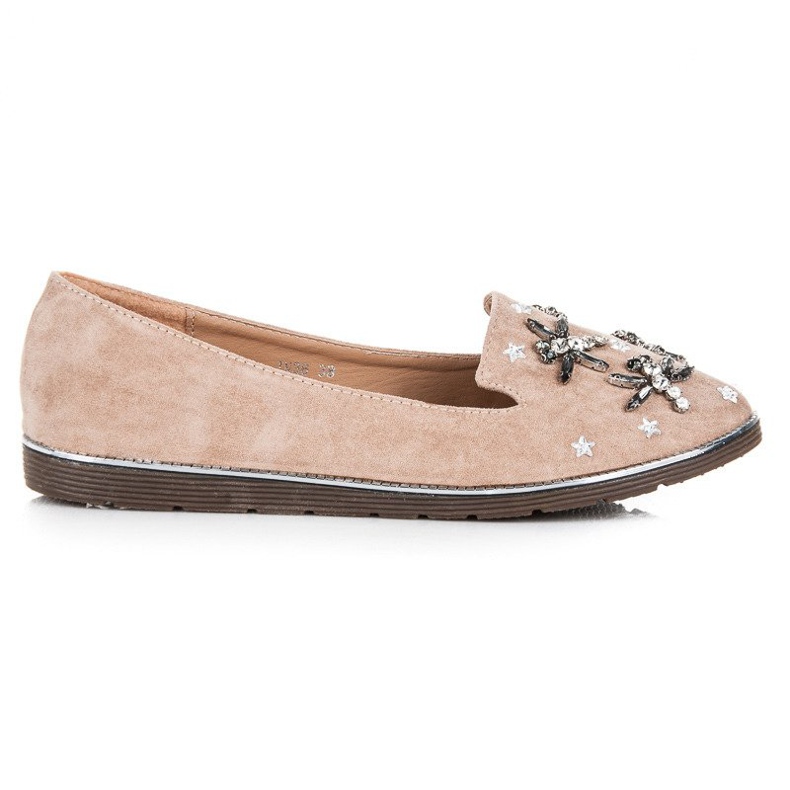 Fama Suede Lords S Ornamenty hnědý