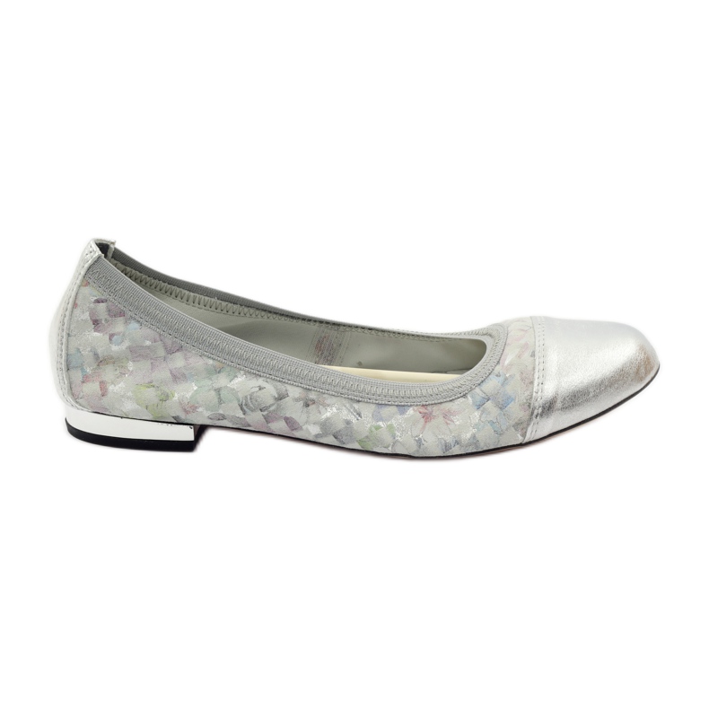 Dámské baleríny elastické Gamis 1402 šedé šedá vícebarevný Dámské baleríny elastické Gamis 1402 šedé šedá vícebarevný