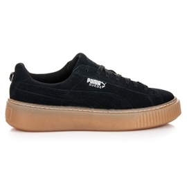 Puma Suede Platform Jewel Jr černý
