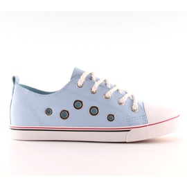 Modré dámské tenisky FG-2767 Blue modrý
