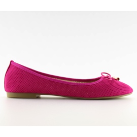 Klasické fuchsiové baleríny LK20P fuchsiové růžový Klasické fuchsiové baleríny LK20P fuchsiové růžový