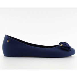 Baleríny meliski navy blue KM58 navy námořnická modř