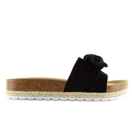 Černé esparyl černé pantofle SK41 černé černý